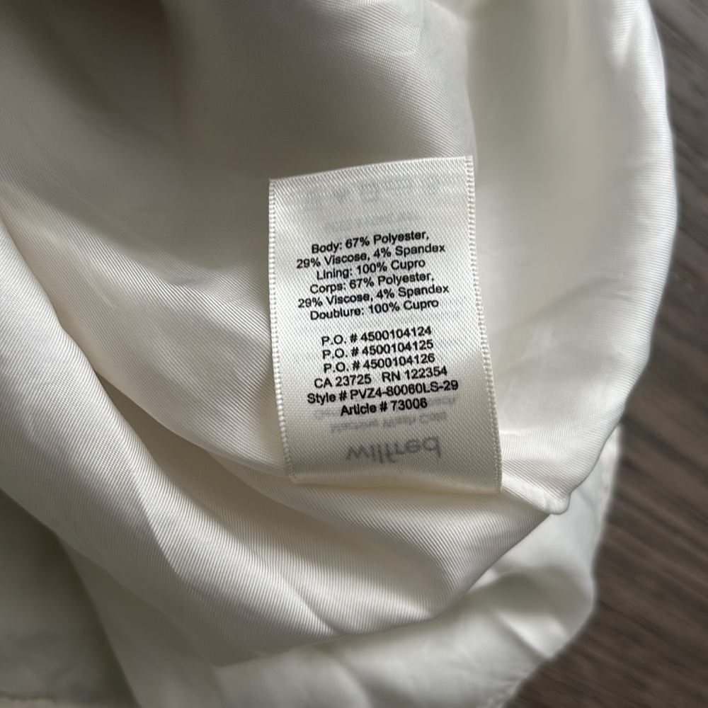 Wildfred | Aritzia Isabelle dress in gingham light green and white size 4 - Picture 13 of 16